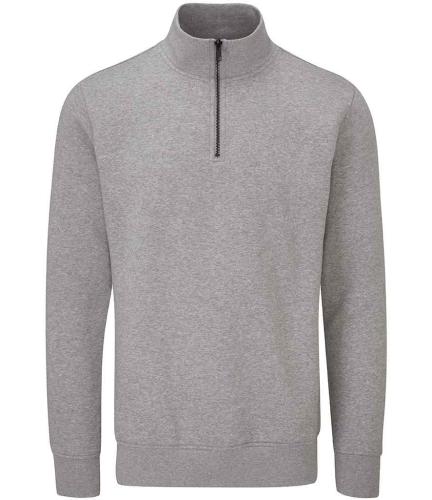 Mantis Unisex 1/4 Zip Sweatshirt - HEA - L